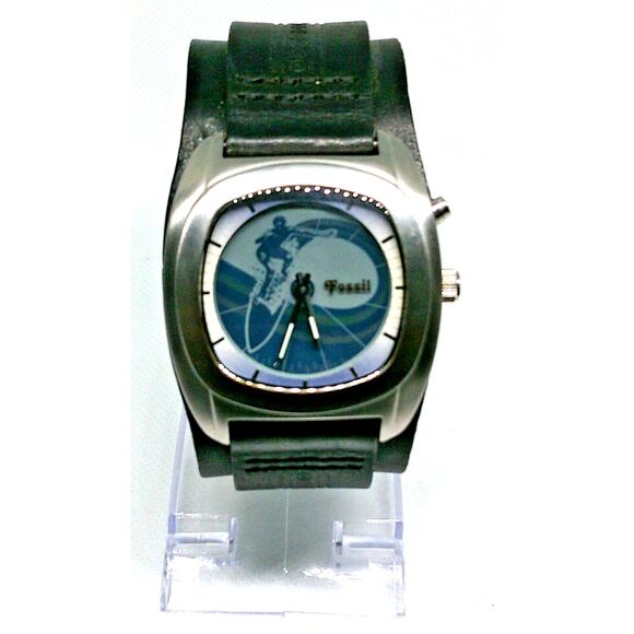 Vintage Fossil JR-8290 Big Tic Surfer Digital Animation Display Men's Watch Rare - Picture 2 of 11